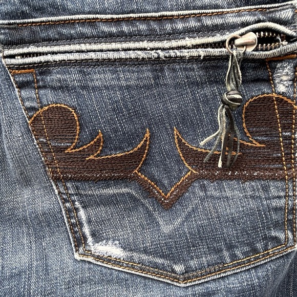 Diesel Jeans YARIK Straight Leg Blue Mens W33 L32 Worn Wash Distressed See Pics - Picture 2 of 13